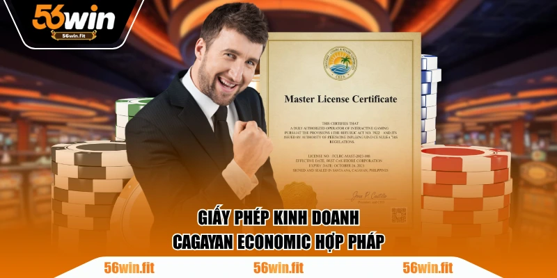 Giấy phép kinh doanh Cagayan Economic hợp pháp